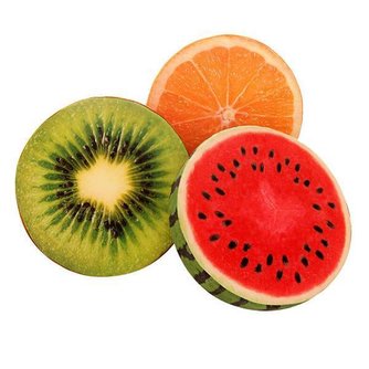 Obst Kissen Auf Der Couch