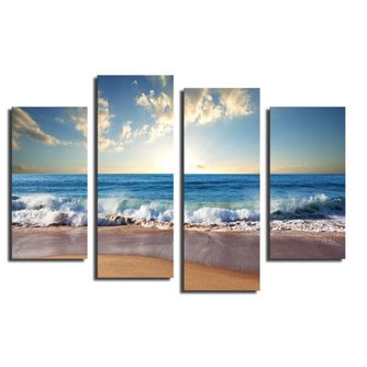 Canvasdoek Im Einklang Mit 4 Bild Sea