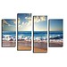 Canvasdoek Im Einklang Mit 4 Bild Sea