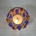 Bunte Teelichthalter Glas