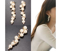 Wundervolle Lange Perlen-Ohrringe