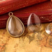 Glasanhänger In Form Eines Tropfens 10 Stück