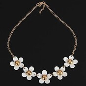 Mit Blumen-Halskette Für Frauen