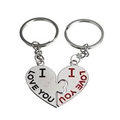 Schlüsselanhänger Mit Herz In Zwei Teile