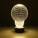 3D-LED-Lampe In Mehreren Modellen