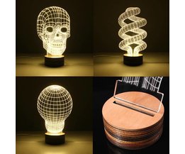 3D-LED-Lampe In Mehreren Modellen