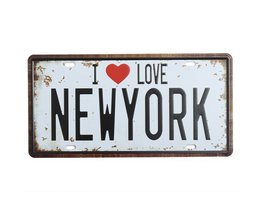 Mit New York Platte I Love New York