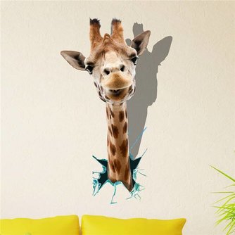 PAG 3D Wandaufkleber Mit Einer Giraffe