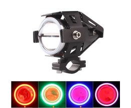 LED Angel Eyes Motorrad Scheinwerfer CREE U6