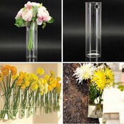 Glaswand Vase Blumen Und Pflanzen