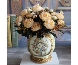 Schön Bunte Bouquet Silk Künstliche Blumen