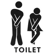 Aufkleber Für WC-Tür