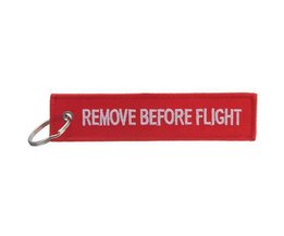 Schlüsselanhänger Mit Text "Remove Before Flight"