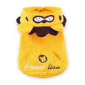 Fleece Dog Sweater Lion