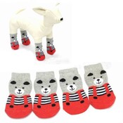 Hundesocken Anti-Rutsch-Bär