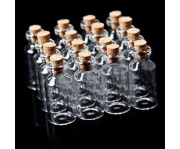 Mini-Flasche Mit Korken 10 Stück