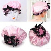 Nette Duschhaube Mit Spitze Und Bogen Nette Duschhaube Mit Spitze Und Bogen