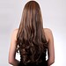 Lange Brown-Perücke