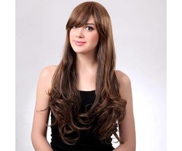 Lange Brown-Perücke Lange Brown-Perücke