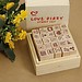 Mit Stempel-Set 25 Briefmarken