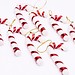 Zuckerstange-Weihnachtsdekoration Kunststoff-10Pcs