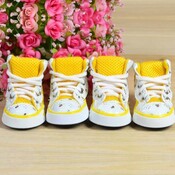 Hunde Schuhe Gelb