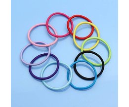 Gefärbtes Haar Elastics (10 Stück)