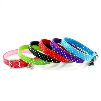 Hundehalsband Mit Polka Dot Design