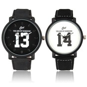 Lässige Analog-Uhr Mit PU-Lederband