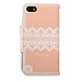 Netter Rosa PU-Leder-Mappen-Kasten Mit Bogen Für IPhone 5 / 5S