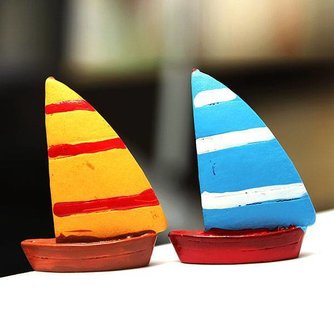 Miniatur-Segelboote Aus Resin