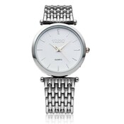 Bewusstsein Stilvolle Silber-Armbanduhr-Edelstahl