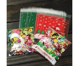 Plastiksäcke Für Weihnachtsplätzchen Adhesive 10Pcs