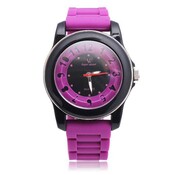 V6 Super Unisex-Uhr Mit Silikon-Armband