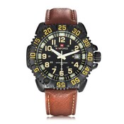 Navi Force-9041 Herrenuhr Mit Lederband