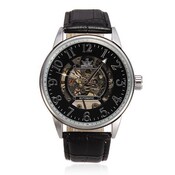 Sewor Analog Men'S Mit Lederarmbanduhr