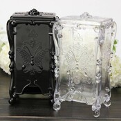 Make-Up-Tabelle Mit Dem Schmetterling & Rose Drucken