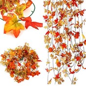 Gefälschte Herbstlaub Mit Gefälschte Herbstlaub Mit