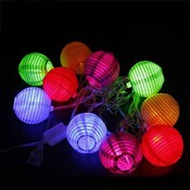 LED-Schnur-10 Papierlaternen