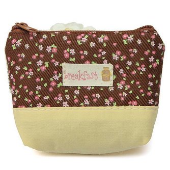 Netter Blumenleinwand-Wallets