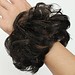 Synthetische Haar Scrunchie