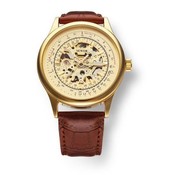 Sewor Mechanische Herrenuhr Mit Kunstleder Armband