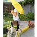 Yellow Umbrella In Form Einer Banane