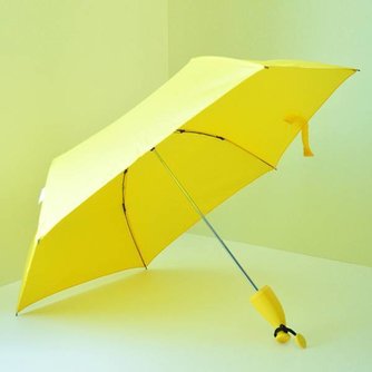 Yellow Umbrella In Form Einer Banane