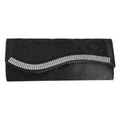 Hülle Tasche Clutch Bag Satin Crystals