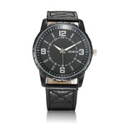 Nizza Uhr Für Männer Mit Lederband Und Großen Dial