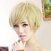 Kurze Blonde Perücke