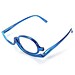 Blau Make-Up Brille