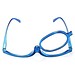 Blau Make-Up Brille