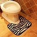 Badezimmer Mats Zebra 2 Stück